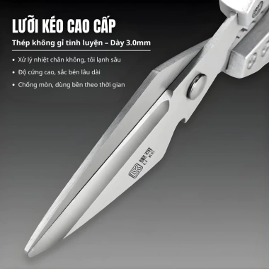 Kéo Cắt Đa Năng SUMI Giảm Lực Cắt 75% - Thép Không Gỉ Siêu Bén, Giá 79.000₫