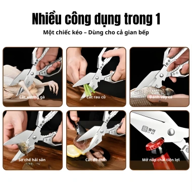 Kéo Cắt Đa Năng SUMI Giảm Lực Cắt 75% - Thép Không Gỉ Siêu Bén, Giá 79.000₫ 6 Kéo Cắt Đa Năng SUMI Giảm Lực Cắt 75% - Thép Không Gỉ Siêu Bén, Giá 79.000₫ 6