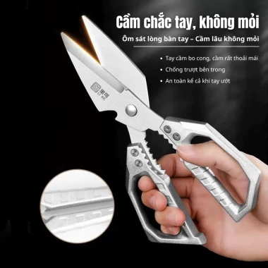 Kéo Cắt Đa Năng SUMI Giảm Lực Cắt 75% - Thép Không Gỉ Siêu Bén, Giá 79.000₫ 7 Kéo Cắt Đa Năng SUMI Giảm Lực Cắt 75% - Thép Không Gỉ Siêu Bén, Giá 79.000₫ 7