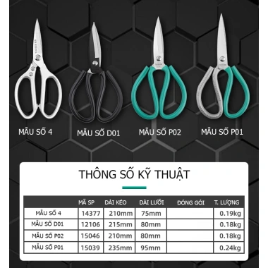 Kéo cắt gà đa năng Thép Carbon xịn - Giá ưu đãi 81.600 VND từ TUOSEN