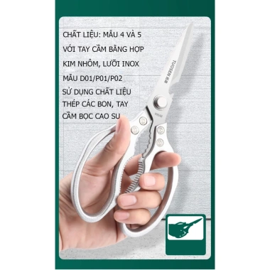 Kéo cắt gà đa năng Thép Carbon xịn - Giá ưu đãi 81.600 VND từ TUOSEN