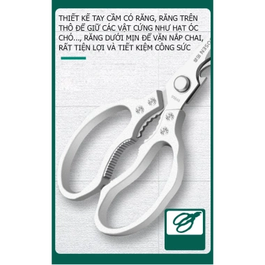 Kéo cắt gà đa năng Thép Carbon xịn - Giá ưu đãi 81.600 VND từ TUOSEN
