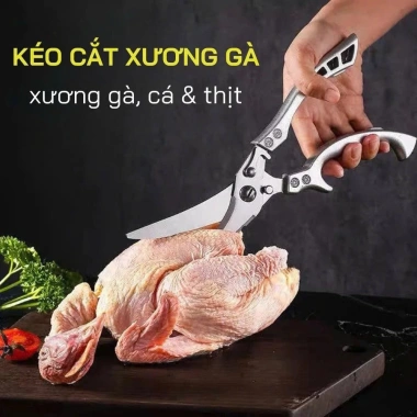 Kéo Cắt Gà Vịt BH12T - Kéo Cộng Lực Thép Không Gỉ Đa Năng, Giá 35.000₫