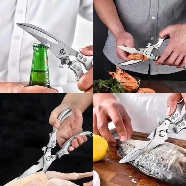 Kéo Cắt Gà Vịt BH12T - Kéo Cộng Lực Thép Không Gỉ Đa Năng, Giá 35.000₫