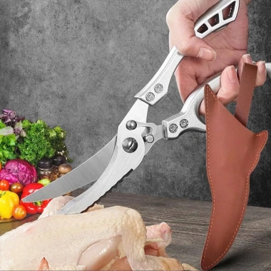 Kéo Cắt Gà Vịt BH12T - Kéo Cộng Lực Thép Không Gỉ Đa Năng, Giá 35.000₫