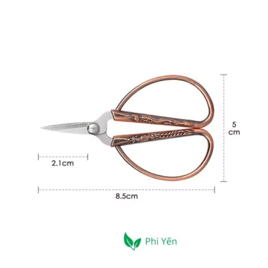 Keo cắt gói trà mini thép dức, cán đồng thau mẫu cao cấp - Giá chỉ 69.000₫ 7