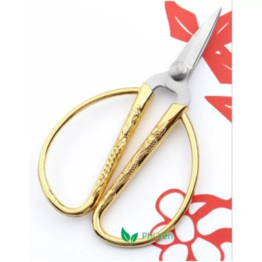 Keo cắt gói trà mini thép dức, cán đồng thau mẫu cao cấp - Giá chỉ 69.000₫ 8