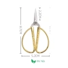 Keo cắt gói trà mini thép dức, cán đồng thau mẫu cao cấp - Giá chỉ 69.000₫ 9