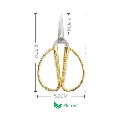 Keo cắt gói trà mini thép dức, cán đồng thau mẫu cao cấp - Giá chỉ 69.000₫ 9