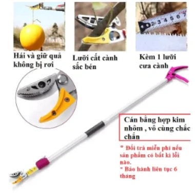 Kéo cắt tỉa Kapusi 3-5m MONQIQI 3 phần - Siêu bền, giá ưu đãi 12 Kéo cắt tỉa Kapusi 3-5m MONQIQI 3 phần - Siêu bền, giá ưu đãi 12