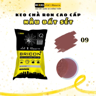Keo Chà Ron Bricon 1kg Màu Nâu Đất Sét - Giá Khuyến Mãi 39.500, Keo Chít Mạch Gạch
