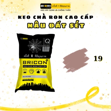 Keo Chà Ron Bricon 1kg Màu Nâu Đất Sét - Giá Khuyến Mãi 39.500, Keo Chít Mạch Gạch