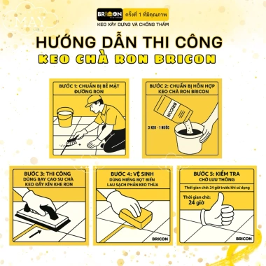 Keo Chà Ron Bricon Nhiều Màu Sắc Giá Tốt – Chính Hãng, Chống Nấm Mốc, 29.500₫ 4