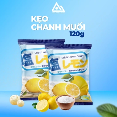 Kẹo chanh muối Lemon 120g An Gia nhập khẩu Malaysia - Ăn vặt bé, giảm giá 22,050 VND