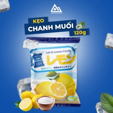 Kẹo chanh muối Lemon 120g An Gia nhập khẩu Malaysia - Ăn vặt bé, giảm giá 22,050 VND