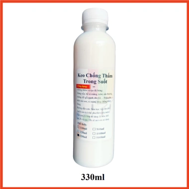 Keo chống thấm trong suốt 1L - Chống thấm tường, nền, toilet, gỗ, bể cá, thùng xốp, giá ưu đãi 150.000đ 7