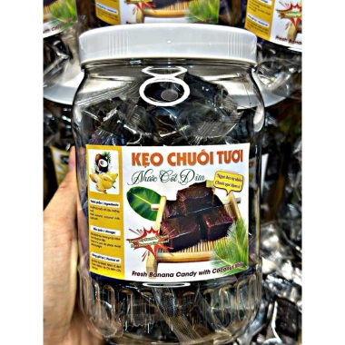 Kẹo chuối tươi Cốt Dứa 500gr - Hương vị thơm ngon, giảm giá chỉ 72.000đ 5 Kẹo chuối tươi Cốt Dứa 500gr - Hương vị thơm ngon, giảm giá chỉ 72.000đ 5