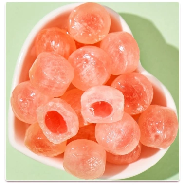 Kẹo cứng trái cây Mix 2 vị - Chanh muối và Đào trắng, nhân chảy chua ngọt, giảm còn 23.519₫
