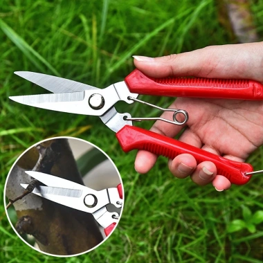 Kéo Đa Năng SAGAWA Thép Trắng Không Rỉ 19cm - Cắt Cành Dây Điện Kim Loại Giá 79.000₫