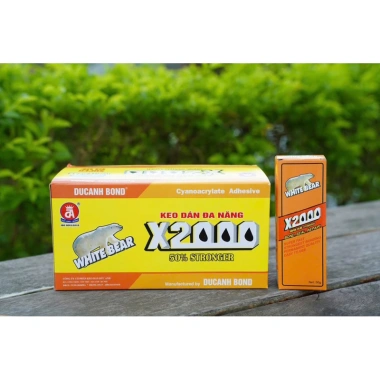 Keo Đa Năng Siêu Dính X2.000 gấp 2.000 keo 502 - Siêu Bền, Chống Nước, Dán Giày Dép, Da, Nhựa, Sứ - Giá 16.250đ 6
