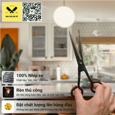 Kéo Đa Sỹ cắt tóc, cắt đồ đa năng - Nhíp xe siêu sắc, chỉ 109.000₫