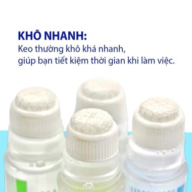 Keo Dán Giấy QUEEN 30ml - Keo Nước Bền, Giá 8.000₫, Dán Mọi Loại Giấy 3