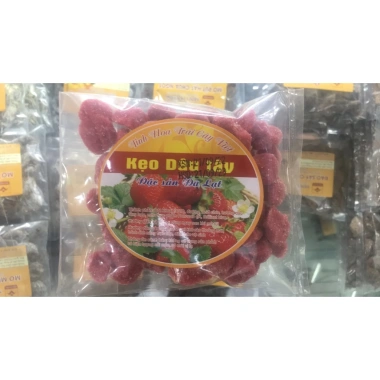 Kẹo Dâu Ô Mai Minh Phương 1.956 - An toàn vệ sinh, truyền thống, 160g, 38.000 VND