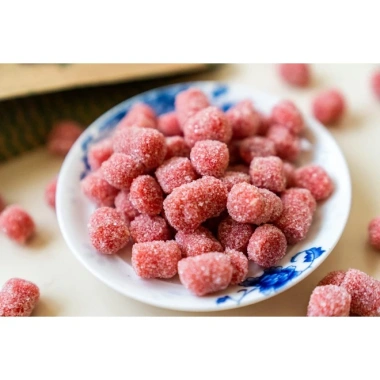 Kẹo Dâu Ô Mai Minh Phương 1.956 - An toàn vệ sinh, truyền thống, 160g, 38.000 VND