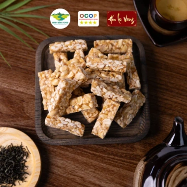 Kẹo đậu phộng Hoa Lư Vàng Ninh Bình – Lạc vừng giòn tan, ít ngọt, giá 30.000đ 7