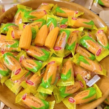 Kẹo dẻo bắp vị tuổi thơ 500g/1kg - Tết vàng cả năm, giá ưu đãi 55.000 VND