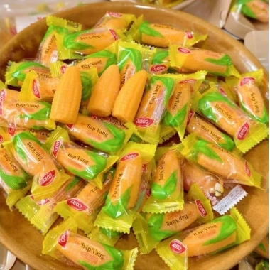 Kẹo dẻo bắp vị tuổi thơ 500g/1kg - Tết vàng cả năm, giá ưu đãi 55.000 VND
