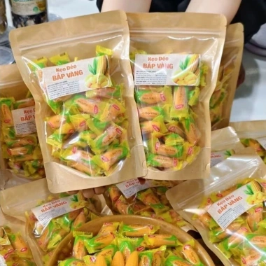 Kẹo dẻo bắp vị tuổi thơ 500g/1kg - Tết vàng cả năm, giá ưu đãi 55.000 VND