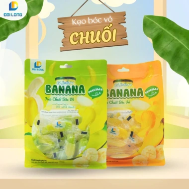 Kẹo dẻo chuối Đại Long 300gr - Chiết xuất nước trái cây, giá 48.000đ, vị thơm ngon