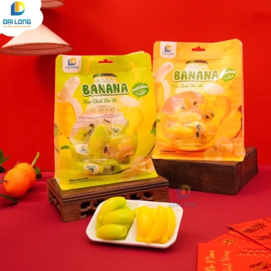 Kẹo dẻo chuối Đại Long 300gr - Chiết xuất nước trái cây, giá 48.000đ, vị thơm ngon