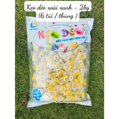 Kẹo Dẻo Đại Long Cốt Trái Cây Bốc Vỡ 500g - Mix Xoài Xanh, Dâu Bì, Hương Xoái Chín, Giá 40.000 VND