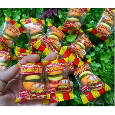 Kẹo Dẻo HamBerGer Hương Vị Trái Cây - Bánh Kẹo Tết Giá 60.000 VND, Ngon Ngào Kẹo Dẻo HamBerGer Hương Vị Trái Cây - Bánh Kẹo Tết Giá 60.000 VND, Ngon Ngào