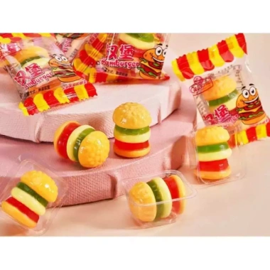Kẹo Dẻo HamBerGer Hương Vị Trái Cây - Bánh Kẹo Tết Giá 60.000 VND, Ngon Ngào
