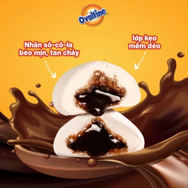 Kẹo dẻo Marshmallow Ovaltine vị Sô-cô-la 500gr - Chỉ 182.400₫ giảm so với 233.472₫