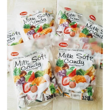 Kẹo Dẻo Milk Soft 24 Vị Gói 320g Giá chỉ 36.750đ giảm tới 16% hương vị thơm ngon