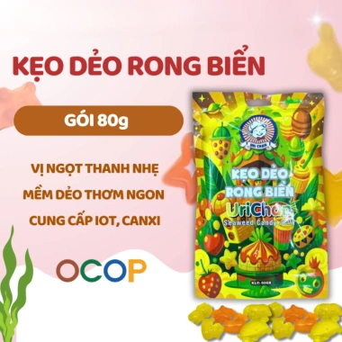 Kẹo Dẻo Rong Biển Hoàng Kỳ Nam Iốt Canxi Không Bảo Quản 20.000 Tốt cho sức khỏe 4