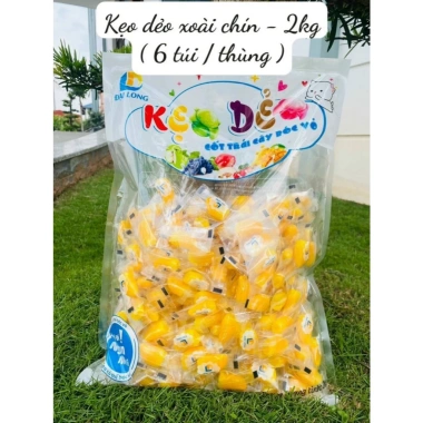 Kẹo dẻo trái cây 500g mix nhiều vị bóc vỏ - Đại Long, siêu ngon, chỉ 35.000đ