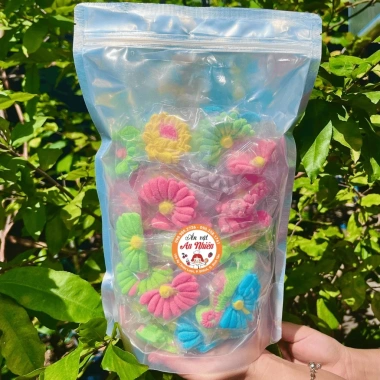 Kẹo dẻo trái cây mix 1kg - Đồ ăn vặt Tết, giảm giá 70.200 VND, vị ngọt thơm ngon 8