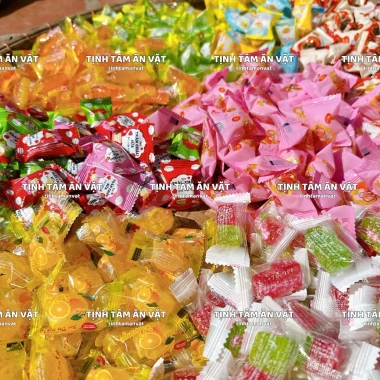 Kẹo Dẻo Trái Cây Mix Các Loại - Kẹo Tết Giá Rẻ, Giảm tới 20% chỉ 41.580₫ 2