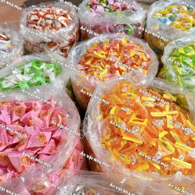Kẹo Dẻo Trái Cây Mix - Kẹo Tết Giá Rẻ 45.000đ, Hương Vị Đa Dạng, Giảm Giá Sốc