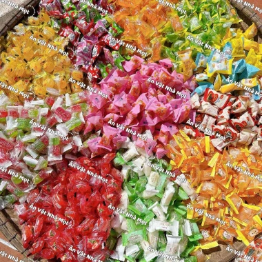 Kẹo Dẻo Trái Cây Mix - Kẹo Tết Giá Rẻ 45.000đ, Hương Vị Đa Dạng, Giảm Giá Sốc