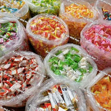 Kẹo Dẻo Trái Cây Mix - Kẹo Tết Giá Rẻ 45.000đ, Hương Vị Đa Dạng, Giảm Giá Sốc