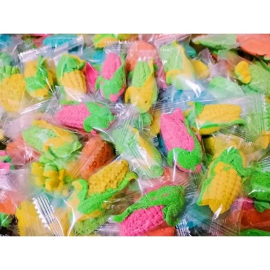 Kẹo dẻo trái cây thập cẩm 1KG - Bánh kẹo Tết, mứt tết, đồ ăn vặt, giá chỉ 85.000 3