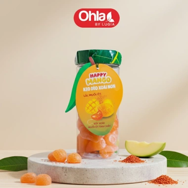 Kẹo dẻo xoài non Lắc muối ớt Ohla 410g - nhân tan chảy, giảm giá 108k 5
