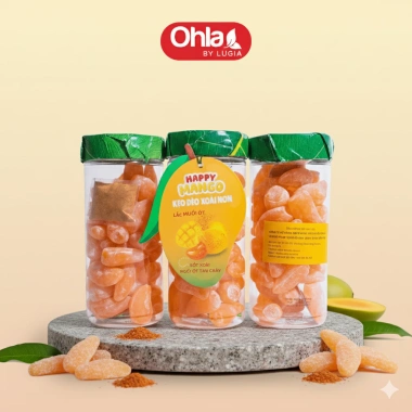 Kẹo dẻo xoài non Lắc muối ớt Ohla 410g - nhân tan chảy, giảm giá 108k 6