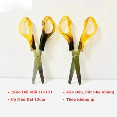 Kéo Đồi Mồi TC120 172mm và TC121 132mm - Giá ưu đãi 12.000đ, chất lượng cao, đa năng 4 Kéo Đồi Mồi TC120 172mm và TC121 132mm - Giá ưu đãi 12.000đ, chất lượng cao, đa năng 4